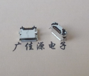 邁克/麥克MICRO USB母座,5P牛角四插闆/有柱/無柱