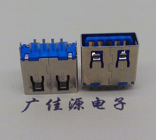 USB接口 3.0母座 直邊 夾1.0闆 總高度11.5mm尺寸